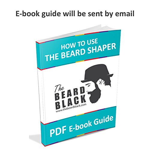 Bart-Gestaltung & Styling-Tool mit eingebautem Kamm für perfekten Line Up & Edging, verwenden Sie mit einem Bart Trimmer oder Rasiermesser, um Ihre Bart & Gesichtsbehaarung, Premium-Qualität Produkt von The Beard Black - 4