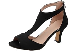 riou Sandalias Mujer Verano 2024 Rebajas Comodas Sandalias De Tacón Stilettos Damas Moda Tacón Alto Punta Abierta Zapatos Casual Cremallera Primavera Fiesta Boda Caminar Calzado Informal