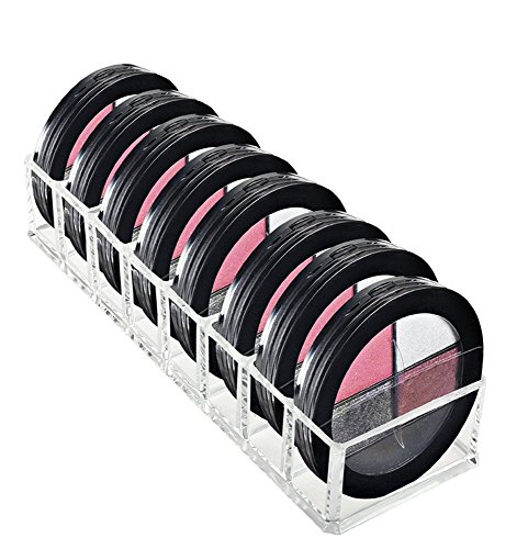 Lmeison Acryl Make-up Organizer 8 Stauraum für Kosmetik Aufbewahrung(Clear)