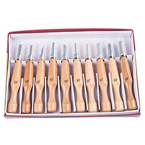 Super scharfe und stärkere Klingen-Upgrade Handwerk Schnitzen Werkzeuge Holzschnitt Messer Set Carving Set Hochwertige SK7 Kohlenstoffstahl
