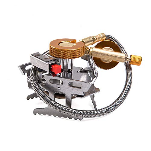 Preisvergleich Produktbild LXB Heller kampierender Gasherd, hohe thermische Leistungsfähigkeits-elektronische Zündvorrichtung-Brenner-Platten-Entw... Sicherheits-faltende Lagerung