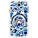 Produktbild a bathing ape blue shark for Samsung Galaxy Case hülle (Samsung Galaxy S4 White)