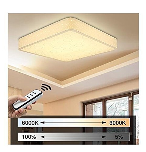 Preisvergleich Produktbild Handy APP-Fernbedienung Modern LED Deckenlampe Wandlampe Deckenleuchte Dimmbar Fernbedienung (504mm*504mm)