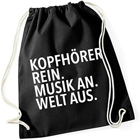 Headphones PURE MUSIC TO. Gymsack Black Certified Freak