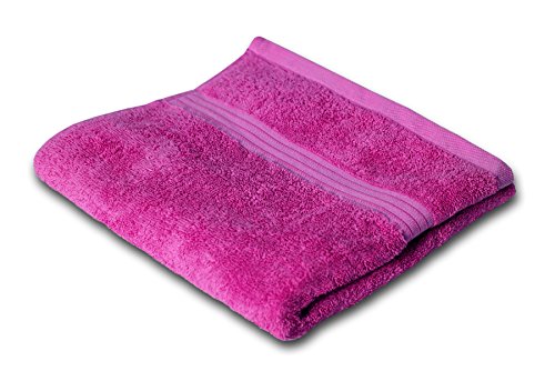 Lashuma Handtuch – Frotteeserie Linz – in 16 Farben und 6 Größen, Farbe: purpur, Saunatuch 70×200 cm - 2