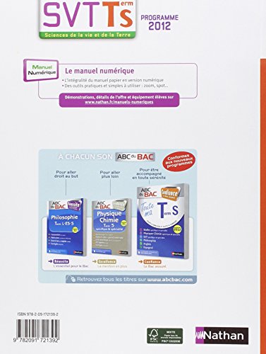 Book's Cover of SVT Term S spécialité