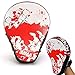 Produktbild Masterein 1x Boxhandschuhe Pads für Muay Thai Kick Boxing Trainings PU-Schaum-Boxer Hand Ziel-Auflage