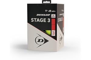 DUNLOP SPORTS DUNLOP Pelota de Tenis Stage 3 roja