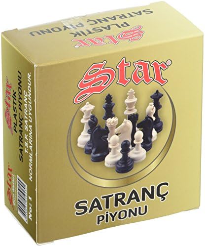 Staroyun Staroyun1050255 Middle Plastic Man Chess Set