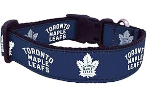All Star Dogs NHL Unisex NHL Toronto Maple Leafs Hundehalsband