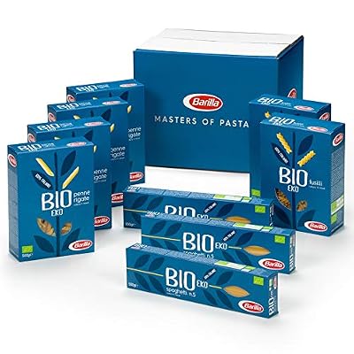 Barilla Variety Pack Bio Barilla - Multipack avec 3 types de Pâtes Bio, 9 paquets de 500 g (4,5 kg total)