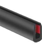 🛡️ Flintronic Gummi-Kantenschutzprofil – U-Form, Selbstklebend, 6 M X 1,5 Mm, Aus EPDM, Für Türen & Fenster (schwarz)