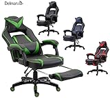 Danke der Wippefunktion lässt sich der ganze Oberkörper bis Oberschenkel entspannen. Bezug aus hochwertigem PU