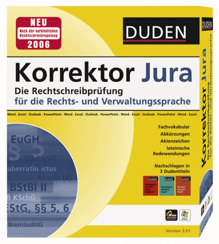 Preisvergleich Produktbild Duden - Korrektor Jura