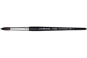 Raphael SoftAqua Synthetic, Watercolor Brush, Series 845, Round, Size 18