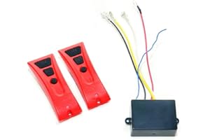 ‎DRAGON WINCH Dragon Winch – 2x Funk Fernbedienungsset für Seilwinde 12V | Funk Fernbedienung für Seilwinde | Reichweite 30m | Spannung 12V | 2x Fernbedienung und 1x Empfänger | kompatibel mit 12V-Seilwinden