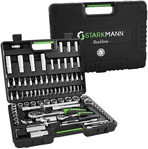 STARKMANN 94 pieces tool case, socket set ratchet box