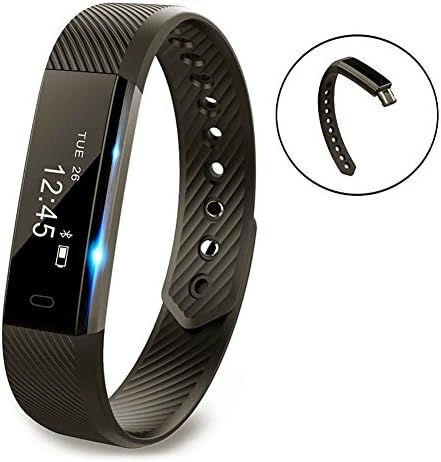 Activity Tracker,Fitness Tracker,Smart Bracelet Point Touch Bluetooth Call Remind Remote Self-Timer Smart Band Calorie Counter Wireless Pedometer Sport Sleep Monitor Activity Tracker For Android iOS Phone (Black)