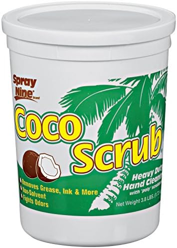 Wholesale CASE of 10 - Permatex Coco Scrub Indust-strength Hand Cleaner-Coco Scrub Hand Cleaner, 3.8lbs, White