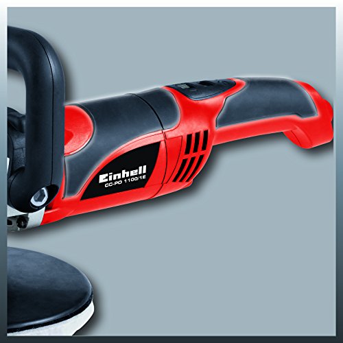 Einhell Winkelpolierer CC-PO 1100/1 E (1100 W, Polier-/Schleifteller-Ø 180 mm, im Kunststoffkoffer, inkl. Umfangreiches Zubehör) - 4