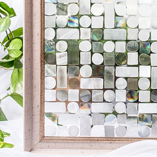 CottonColors statische 3D Fensterfolie, ohne Klebstoffe Sichtschutzfolie, Dekofolie, keine Phthalate, umweltfreundlich, 3 x 6,5 ft. (90 x 200 cm)