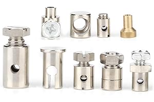 TBEST Throttle Cable,Clutch Cable Repair Kit,Motorbike Drive Cables,6Mm Throttle Cable End,Universal Clutch Throttle Brake Cable Repair Kit with Nipples Universal Parts