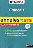 Image de ANNALES BTS 2014 FRANCAIS
