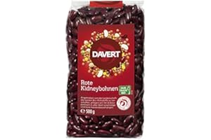 ‎DAVERT Davert - Red Kidney Beans Fair Trade IBD - 500 g - Pack of 8
