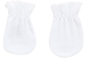 Cambrass 4467 - Manopla de tricot para recién nacidos, talla única, color blanco
