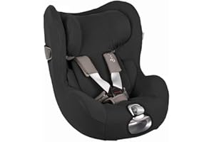 Ukje Protective Cover Compatible with Cybex Sirona Z and T i-Size Car Seat - Baby Carseat Covers - Car Seat Protector - Kids Car Seat Liner - Child Car Accessories - Handmade in Europe (Black)