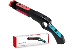 GOYERRNES Game Gun para Nintendo Switch Game Sports parts Joy Cons Switch OLED Model Controller parts el controlador de la pistola es adecuado para juegos de caza y otros juegos de tiro