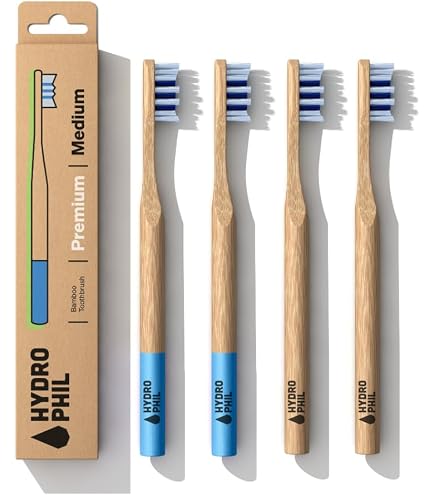 newgen medicals Bambus-Zahnbrste: Antibakterielle Bambus-Handzahnbrste,  medium, 3er-Set (Zahnbrste mit Bambusgriff, biologische, Kinder) : Amazon.de:  Drogerie & Krperpflege
