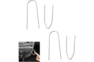 HABNI 4 Piezas Herramienta Extracción Radio, Herramienta De Extracción De Radio De Coche Din, Teclas De Liberación Para Coche, Auto Disco Unidad Principal, Reproductor De Cd Estéreo, Clavijas Universa