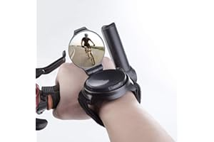 Zueyen Wide Angle Cycling Bicycle Bike Rear View Mirror Wrist Guards Wristbands Back Mirror, 360° Degree Adjustable Bicycle Equipment Cycling Arm Wear Rear View Mirror Unit