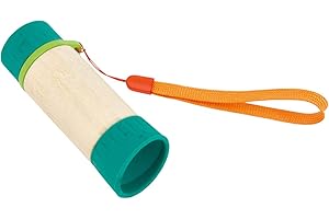 Childrens Telescope, Sustainable Toys, Hape Nature Fun Adjustable Telescope, 8x Zoom, Made From Bamboo. 3 years + Multi-Colour
