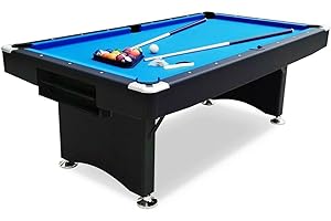 Pegasi Billardtisch 7ft Campione - Billardtisch 7ft - Tischbillard - Zusammenklappbar - Pool Table für Erwachsene - Indoor - Premium Qualität - Schwarz