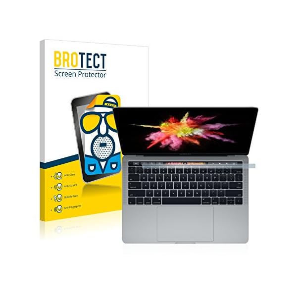 brotect 2-Pack Screen Protector Anti-Glare compatible with Apple MacBook Pro 13" 2017 (Lower display) Screen Protector Matte, Anti-Fingerprint