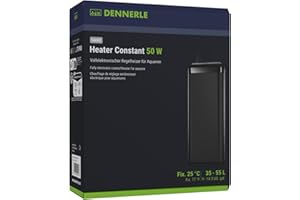Dennerle Nano Heater Constant 50 W - Vollelektronischer Regelheizer für Aquarien von 35-55 Liter