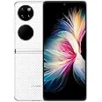 HUAWEI P50 Pocket,Exquisite foldable smartphone,Ultra spectrum image technology,True-Chroma camera,21:9 ratio and 6.9"big screen,120Hz High refresh rate,8+256 GB,White