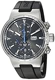 Oris Herren 'Williams F1' Swiss Automatik Edelstahl und Gummi Casual Uhr, Farbe: Schwarz (Modell: 77477174154rs)