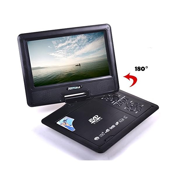 Cyclerobot Rotating Handheld Portable DVD Player (Card Reader + USB ...