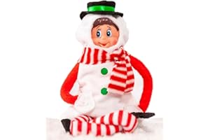 ELVES BEHAVING BADLY Elf Behaving Badly Naughty Christmas Costume de lutin pour garçon et fille avec surprise espiègle