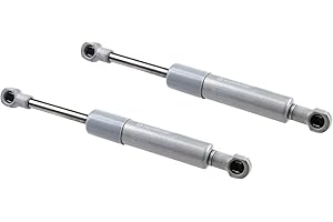Gedotec Gasdruckfeder 250N 2 Stück | Kesseböhmer Gasdruckdämpfer für HSB Hochschwenkbeschlag | Stoßdämpfer für Klappe, Schranktür & Küchenschrank | Kompressionsfeder mit Anleitung