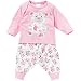 Lullaby Baby Girls Floral Teddy Bear Pyjamas - Pink - 0/3 Months