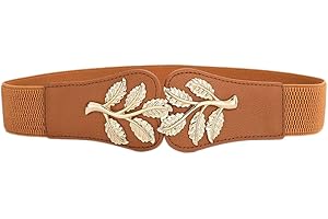 Oyccen Elegante Cinturón de Cintura Ancho para Mujer Pretina Elástico Banda de Cintura para Vestido