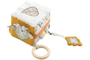 SAUTHON Cube d'activités en coton blanc