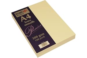 Craft Card, Cartoncino, Ivory, 29.6 x 21 x 0.1 cm