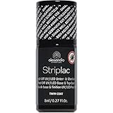 Alessandro doble Striplac abrigo desmontable UV / sub y LED exceso de pintura 8 ml