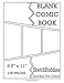 Produktbild Blank Comic Book	8.5 x 11  100 Pages: Comic Paper Blank Layout Pages to Draw Comics : Blank Comic Books for Kids & Adults P20 (SketchBuddies Draw Your Own Comics)