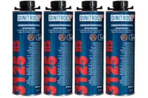 REJEL 4 X DINITROL HS3125 RUST PROOFING CAVITY WAX 1 LITRE WITH SCHUTZ STYLE SCREW CAP